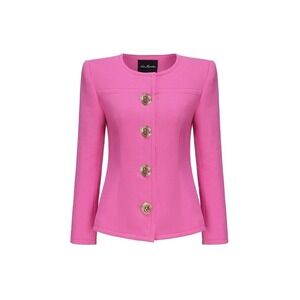 NANA JACQUELINE Lisette Blazer NEW Women's Wool Jacket Size Medium $580 Pink